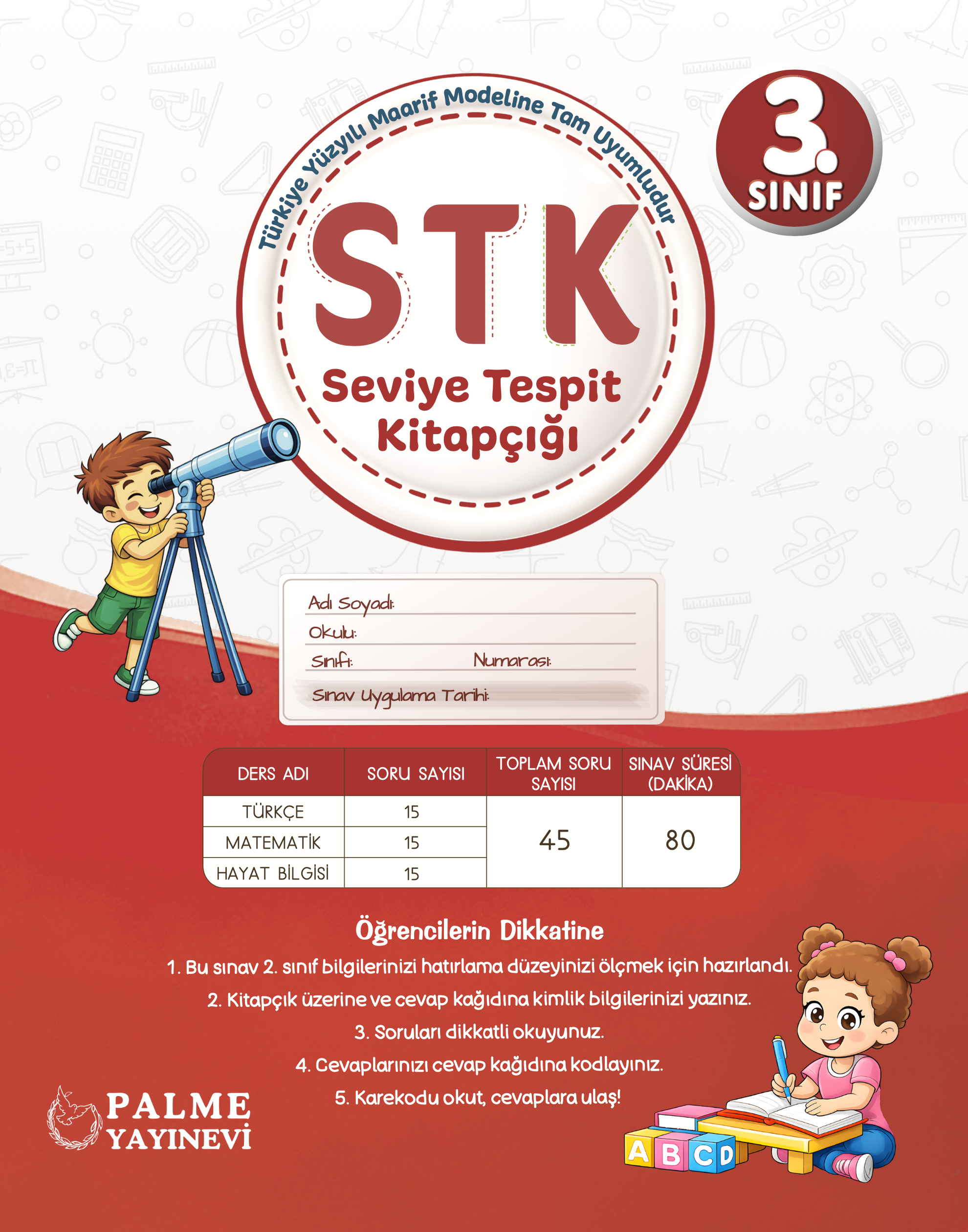 3. Sınıf Seviye Tespit Kitapçığı kapak görseli